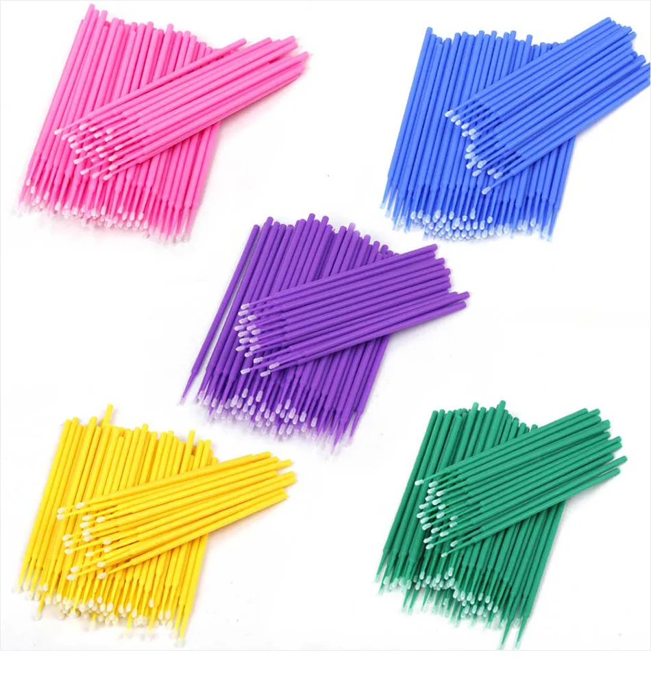 Eyelash Extension Removal - 100Pcs/bag Disposable Eyelash Brush Lash Removing