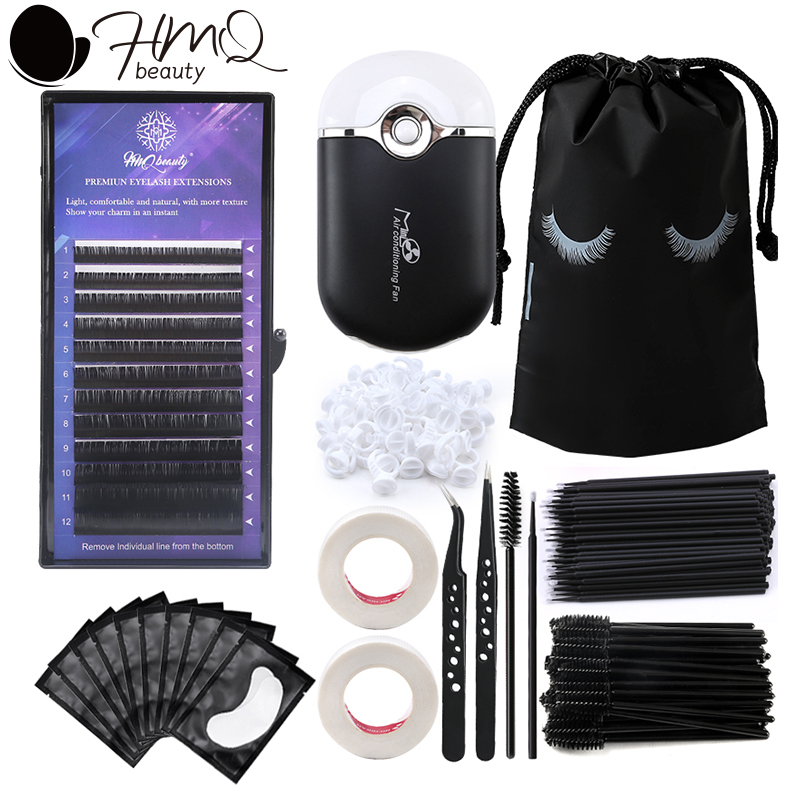 Eyelash Extension Fan - 217Pc Lash Extension Kit For Beginner