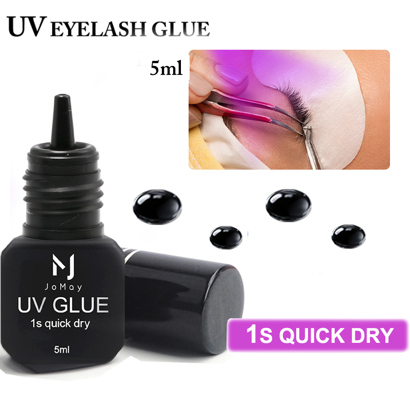 Sensitive Lash Glue - Eyelash Glue Black UV Glue Fake