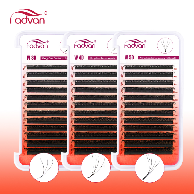 Eyelash Extension Hybrid - FADVAN 3D/4D/5D W Shape Eyelash Extension