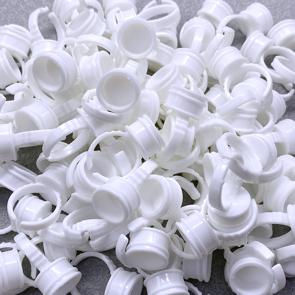 100Pcs Disposable Glue Ring Cu - Eyelash Extension Fan review and price