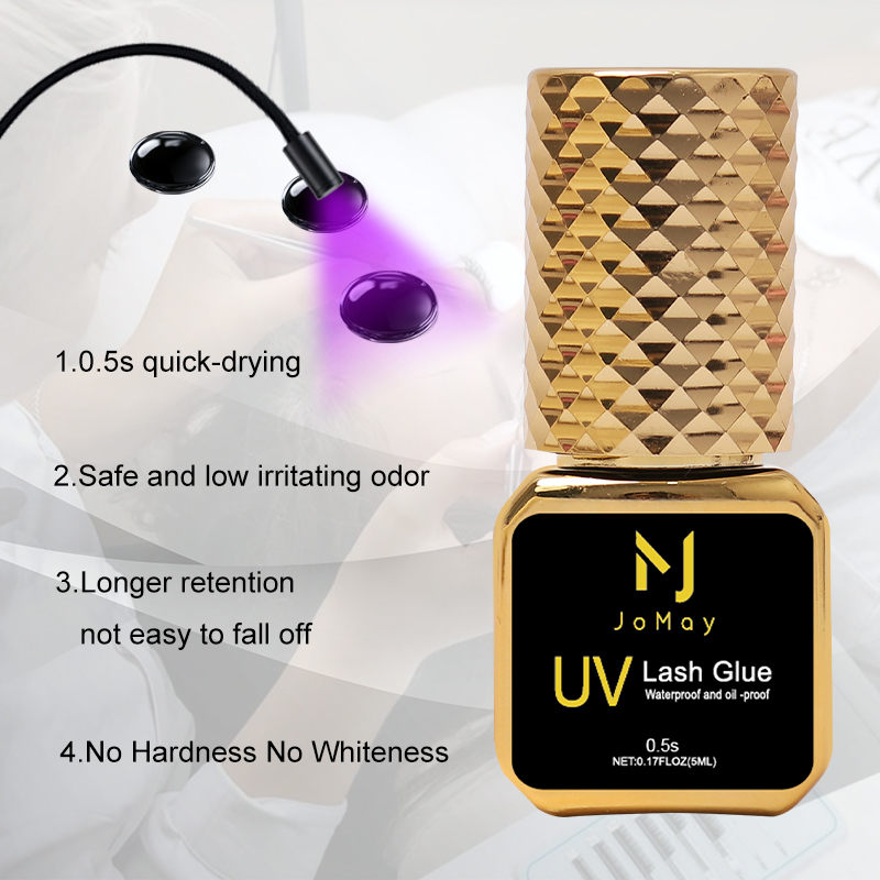 JOMAY 5ml Lashes Adhesive 0.5S - Eyelash Extension Uv Glue review and price