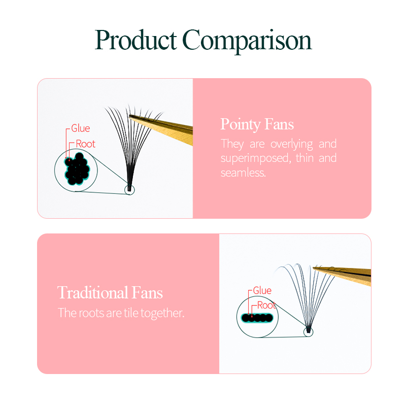 Song lashes Promade Fans 3D-10 - Eyelash Extension Fan review and price
