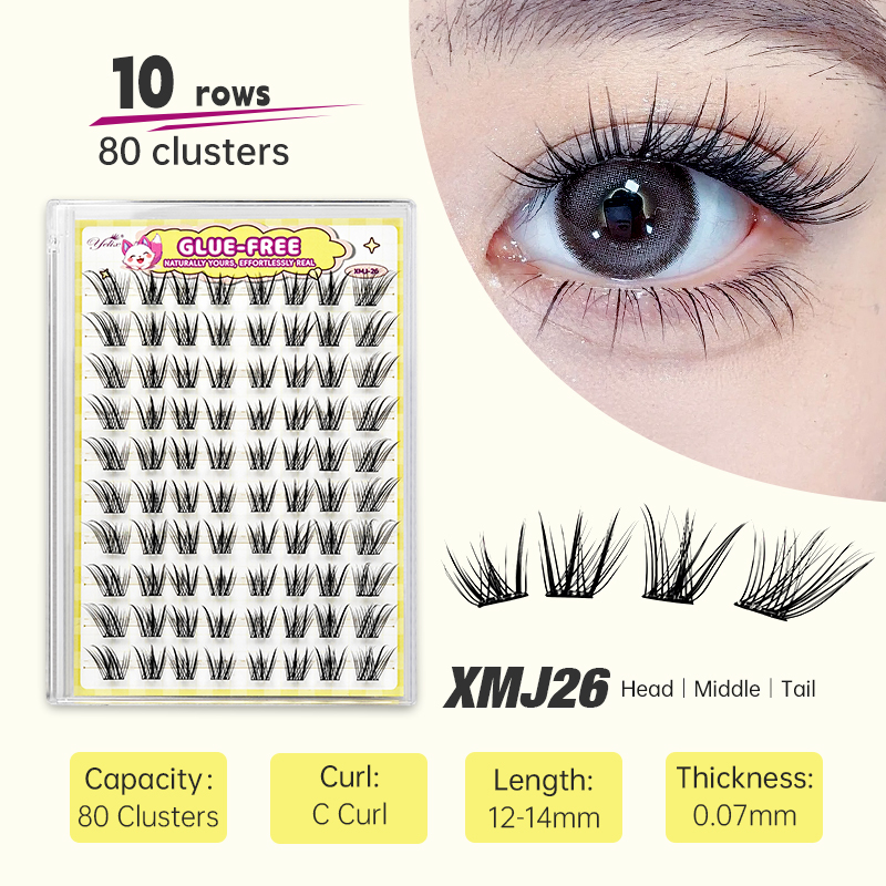 Yelix Fox-style Side Flying Ey - Eyelash Extension With Glue review and price