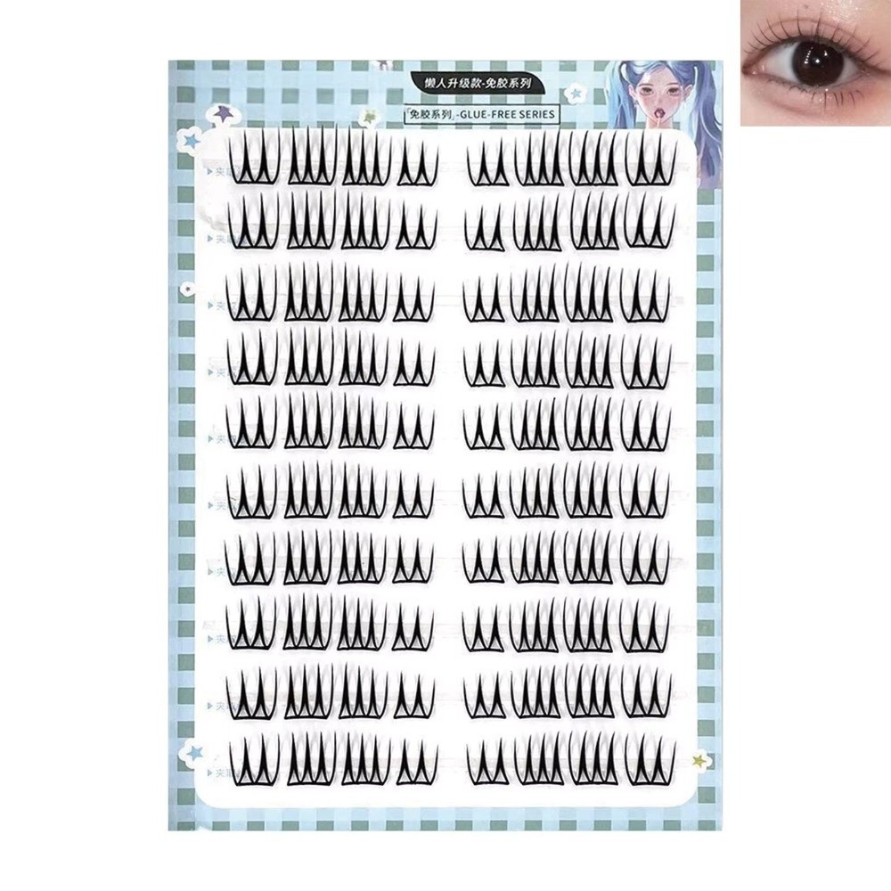 Korean Style Self Adhesive Fal - Eyelash Extension No 8 review and price