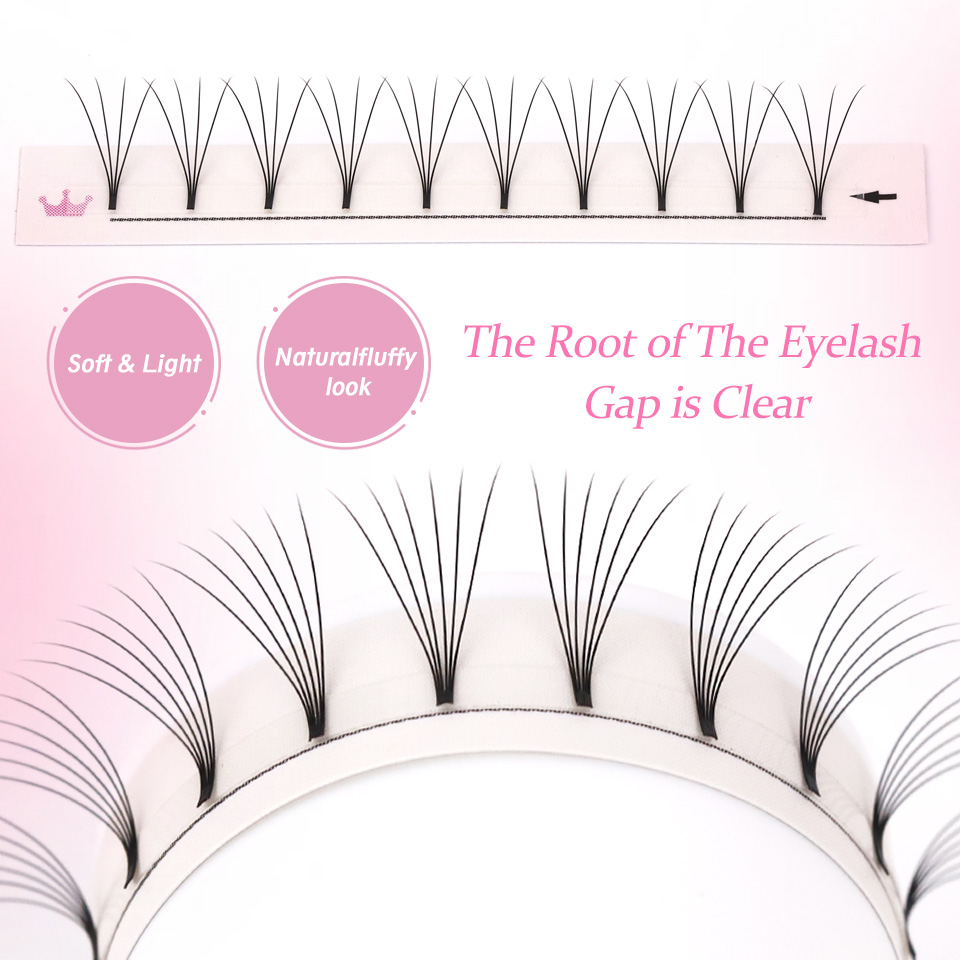 AGUUD Soft Natural Premade Vol - Eyelash Extension Fan review and price