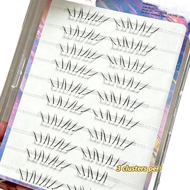 1 Set Comic Lower Lash Extensi - Eyelash Extension With Glue review and price