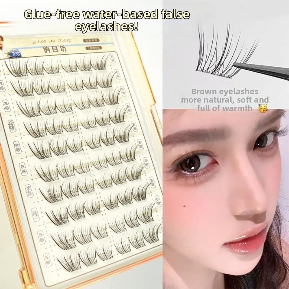 Mocha Brown Self Adhesive Fals - Eyelash Extension No 10 review and price