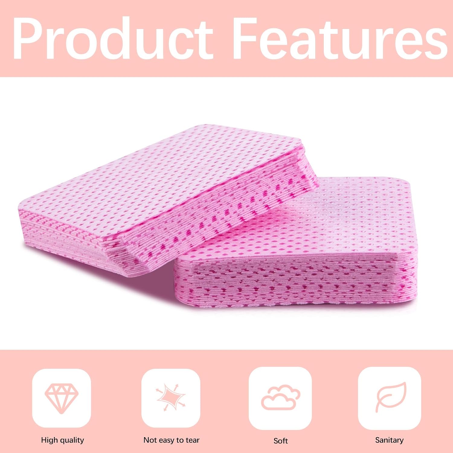 1500 Pcs Lint Free Nail Wipes  - Eyelash Extension Removal review and price