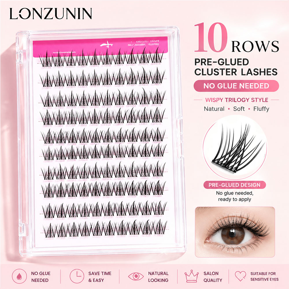Premium Self Adhesive Wispy Cl - Eyelash Extension No 10 review and price
