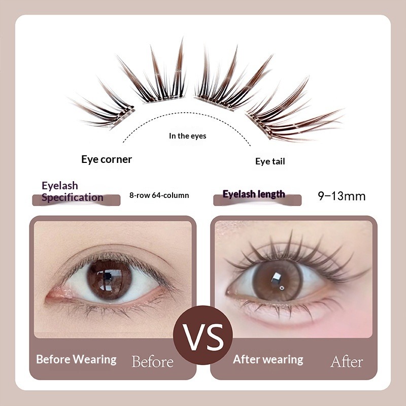 Glue-Free Dark Brown Fox Eye S - Eyelash Extension Uv Glue review and price