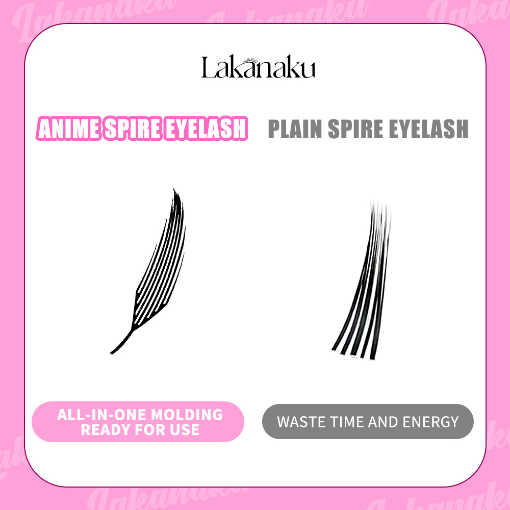 LAKANAKU Manga Anime Spire Eye - Eyelash Extension Hybrid review and price