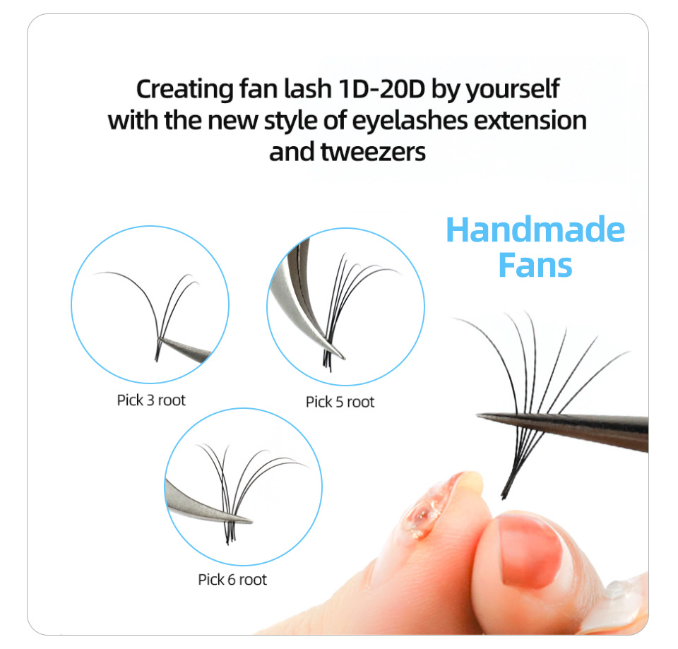 AGUUD 16 Rows Long 16-20mm Eye - Eyelash Extension Hybrid review and price