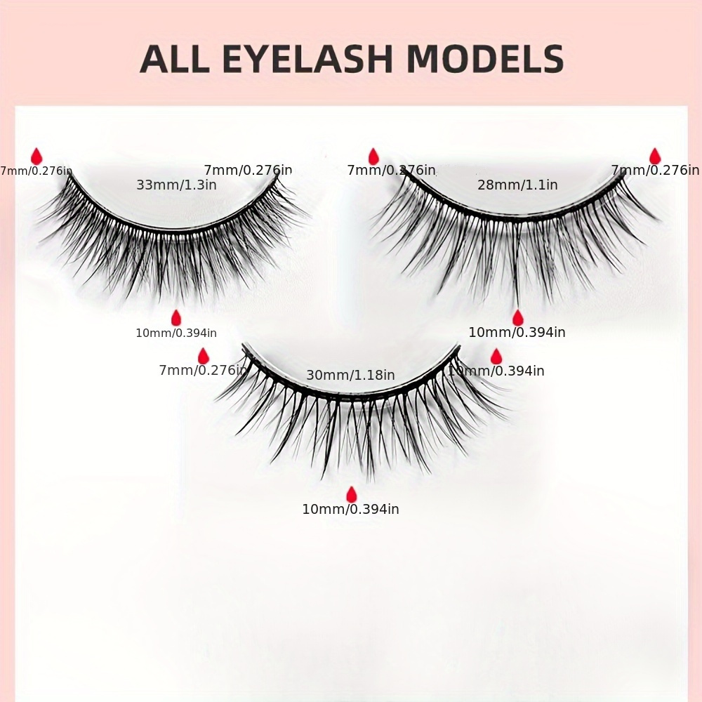 3 Pairs of Reusable False Eyel - Sensitive Lash Glue review and price