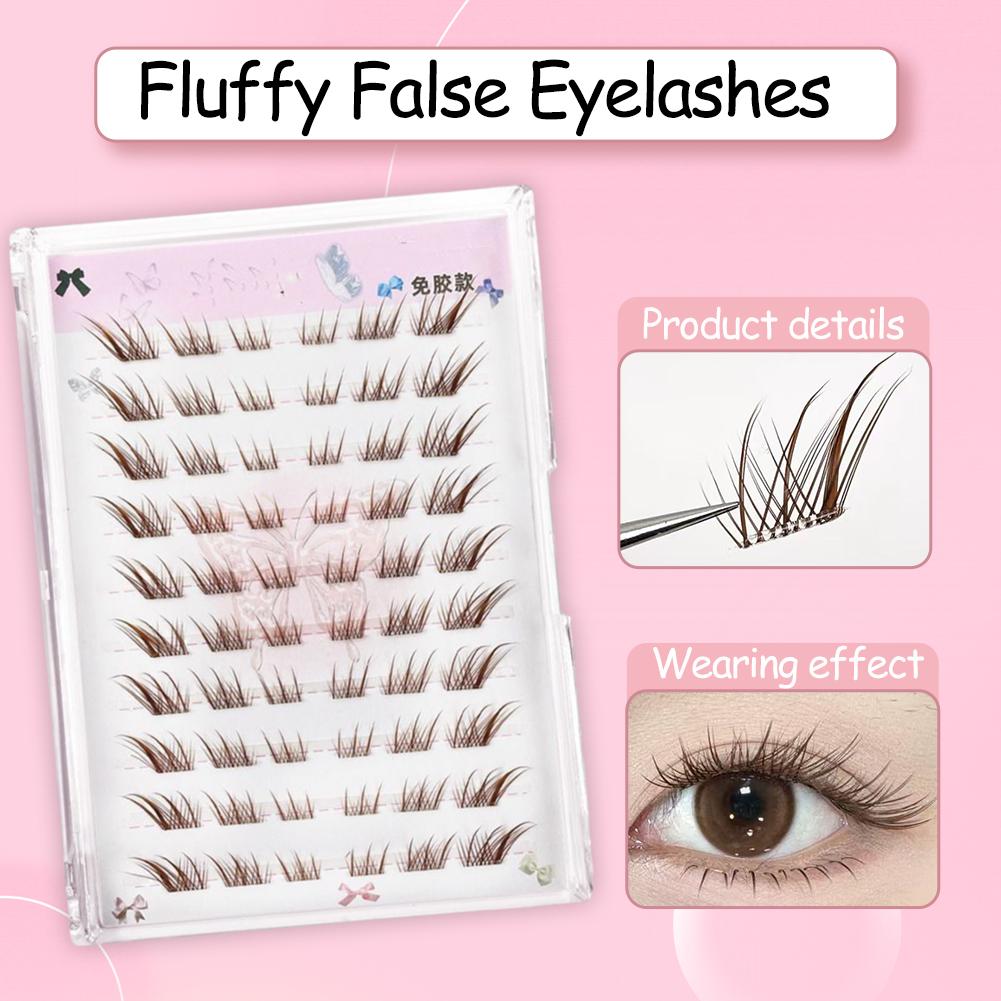 No Need Glue Fox Eye Effect Fl - Eyelash Extension No 10 review and price