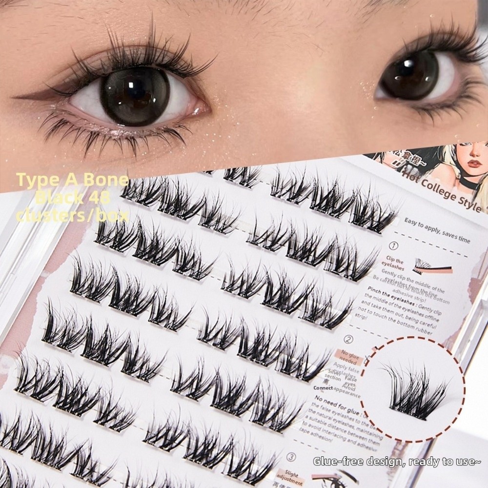 Thick Self Adhesive False Eyel - Eyelash Extension No 8 review and price