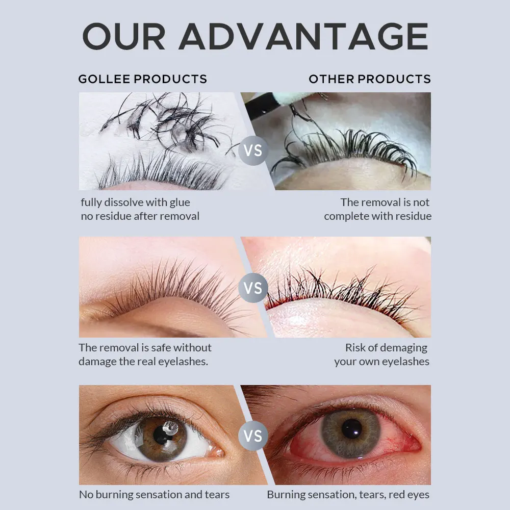 Gollee 5/10 PCS Professional E - Sensitive Lash Glue review and price