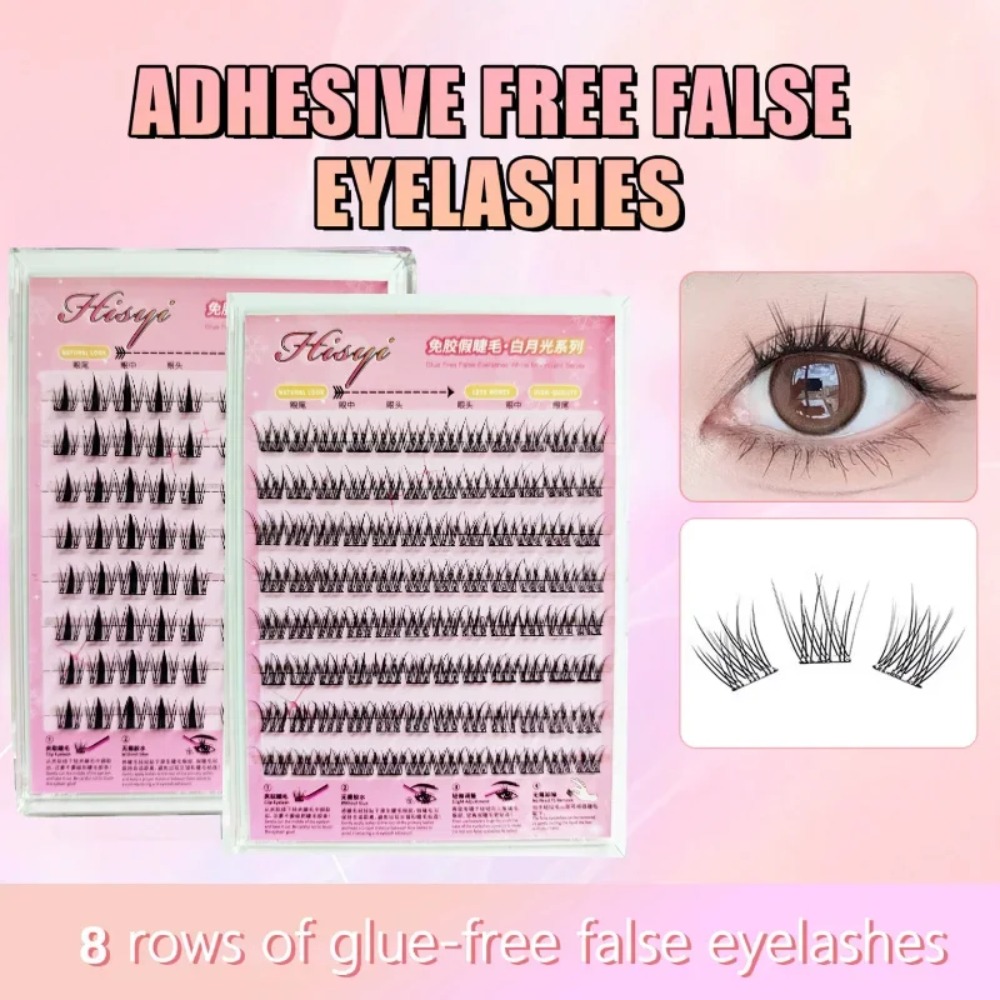 8 Rows Self-Adhesive False Eye - Eyelash Extension No 8 review and price
