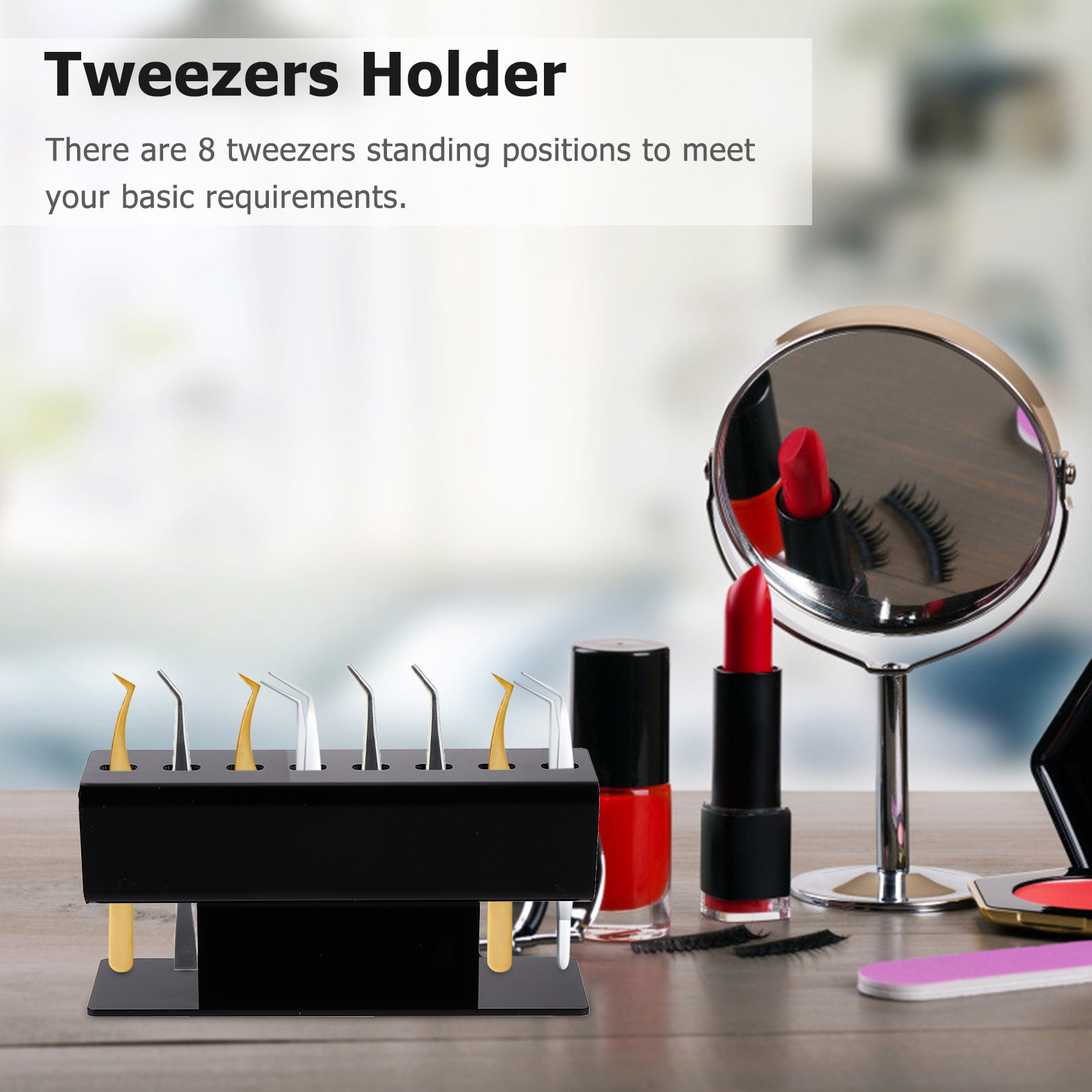 Lash Extension Tweezers Displa - Eyelash Extension No 8 review and price