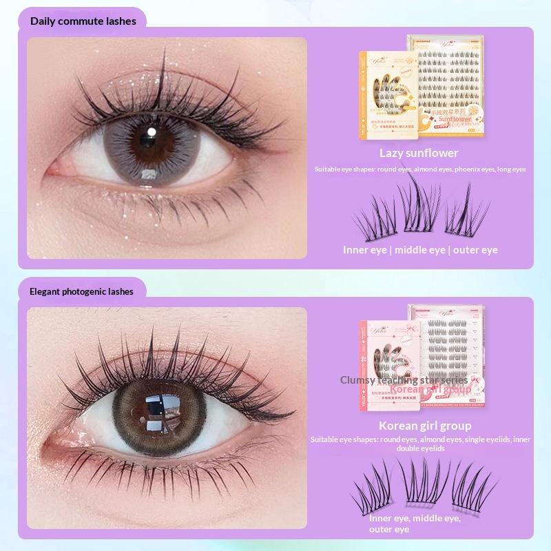 7 Rows Self-Adhesive Eyelashes - Eyelash Extension With Glue review and price