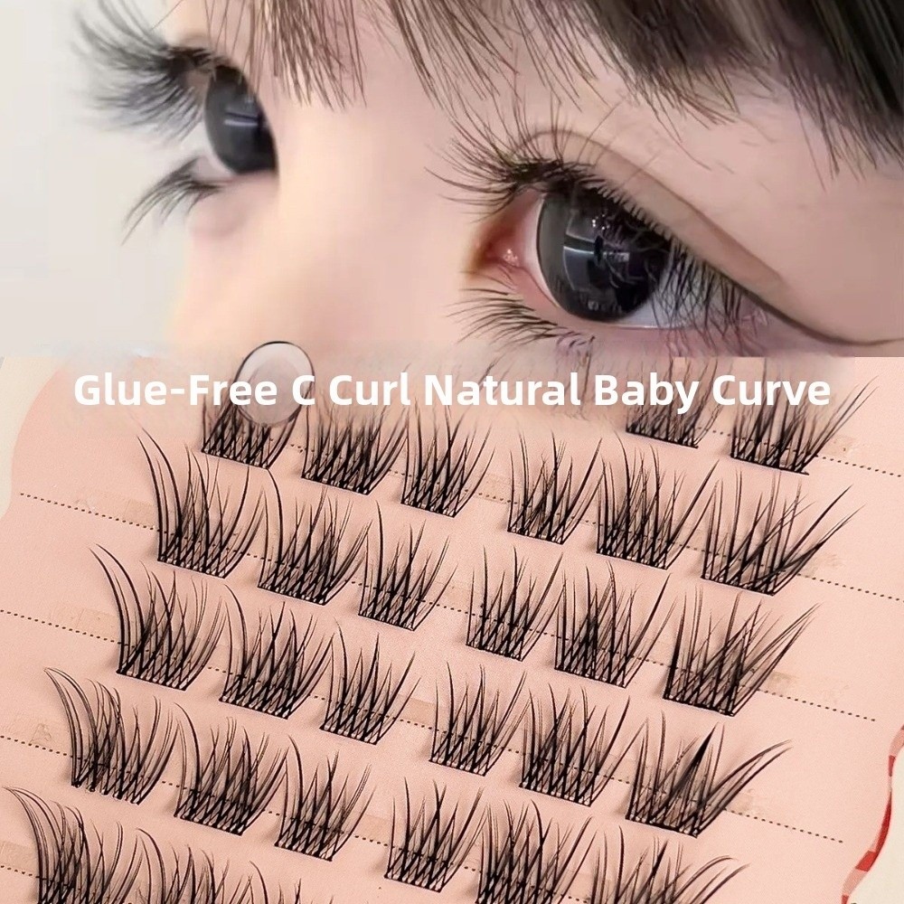 60 Clusters Black Self Adhesiv - Eyelash Extension No 8 review and price