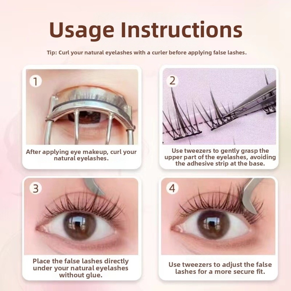 60 Clusters Black Self Adhesiv - Eyelash Extension No 8 review and price