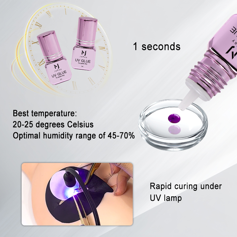 JOMAY 3 Bottles Fast Drying UV - Sensitive Lash Glue review and price